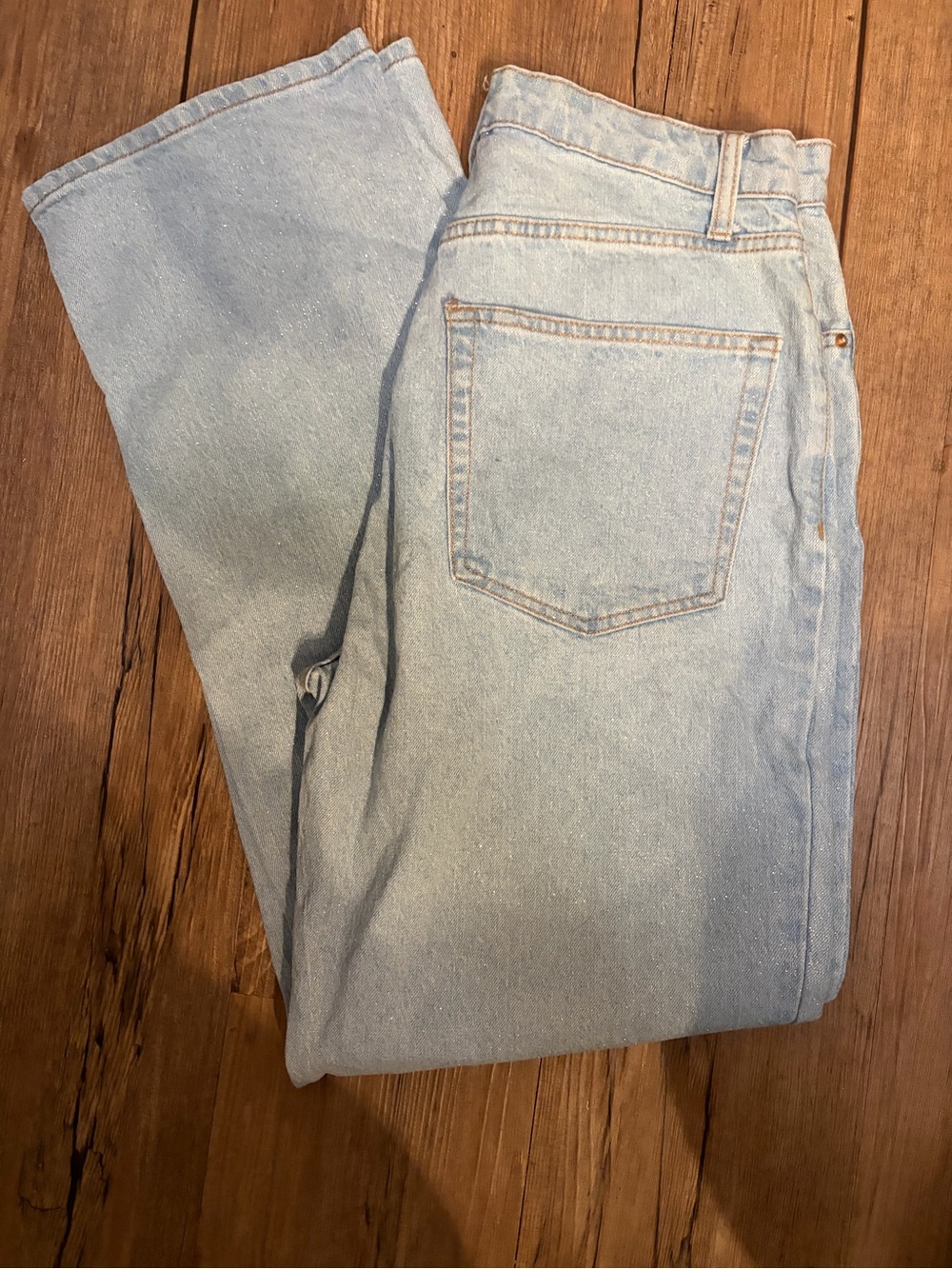 wild fable Light Blue Wide Leg Jeans